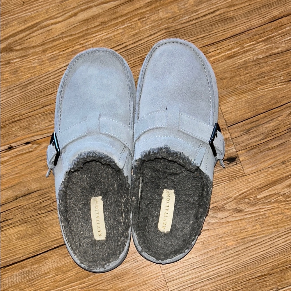 Cozy Gray Slip on Shoes